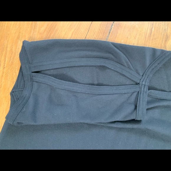 Black tee style dress - Picture 3 of 5